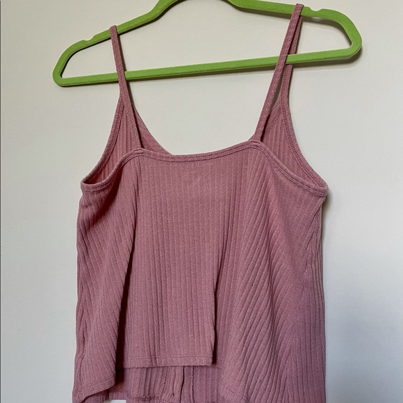 Soft Mauve Tanktop with Buttons (M American Eagle) - Picture 2 of 3